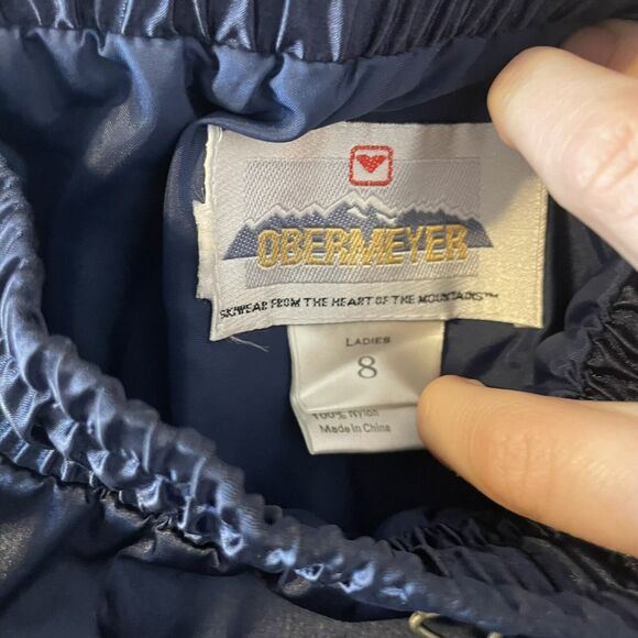 Vintage Obermeyer Ski Performance 90s 80s Pull On Pants 2 Sz 8 - Picture 4 of 6